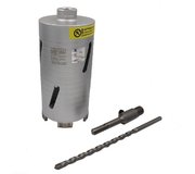 Коронка алмазная по бетону 82х150 мм Hilberg Laser Deep Drill HD382